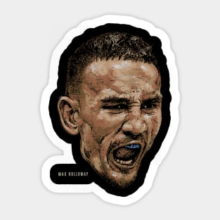 Max Holloway Portrait Sticker